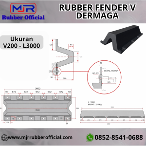 Rubber Fender Type V200 L3000