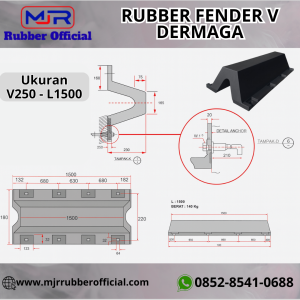 Rubber Fender Type V250 L1500