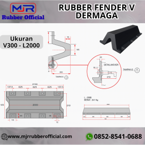 Rubber Fender Type V300 L2000