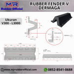 Rubber Fender Type V300 L3000