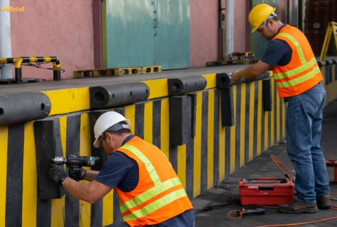 Rubber Dock Bumper Berkualitas Tinggi untuk Loading Dock & Area Industri | MJR Rubber Official