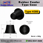 Rubber Fender Cone H300