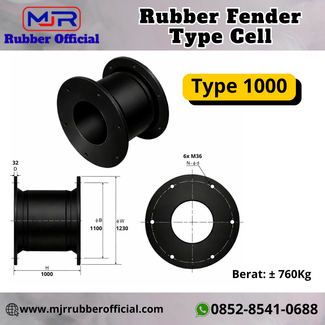 Rubber Fender Cell 1000