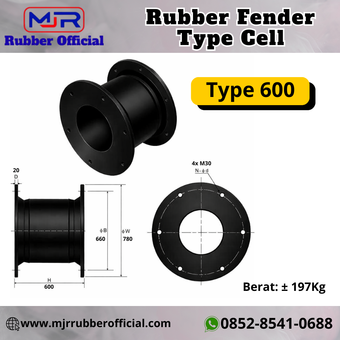 Rubber Fender Cell 600
